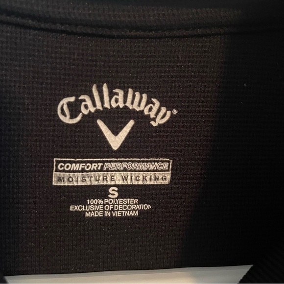 CALLAWAY Polo Golf Shirt Black | Callaway - Picture 4 of 8
